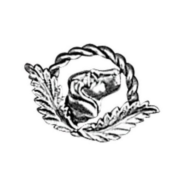 Broche en métal avec animal. La chasse et la pêche. Chasseur. Pêcheur. 2648