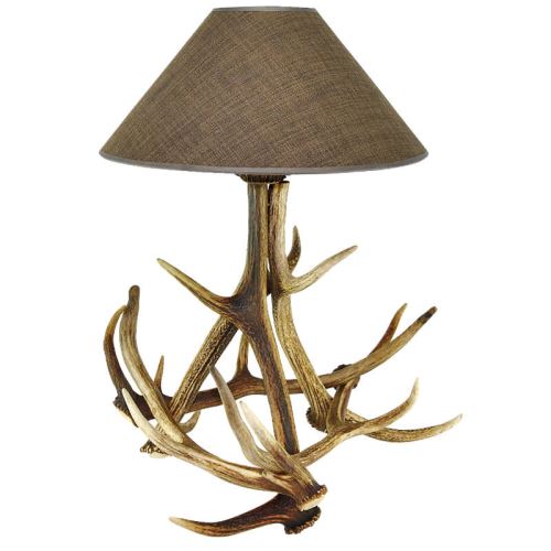 Lampada con vere corna di cervo. NO Paralume. 1596021
