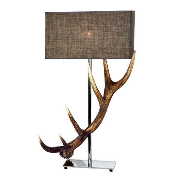 Lamp with real deer antlers. NO Lampshade. 159625