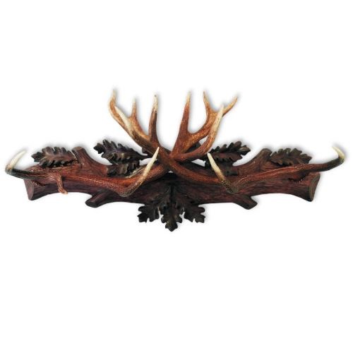 Colgadero con real cuerno de ciervo. 110x50cm 119903