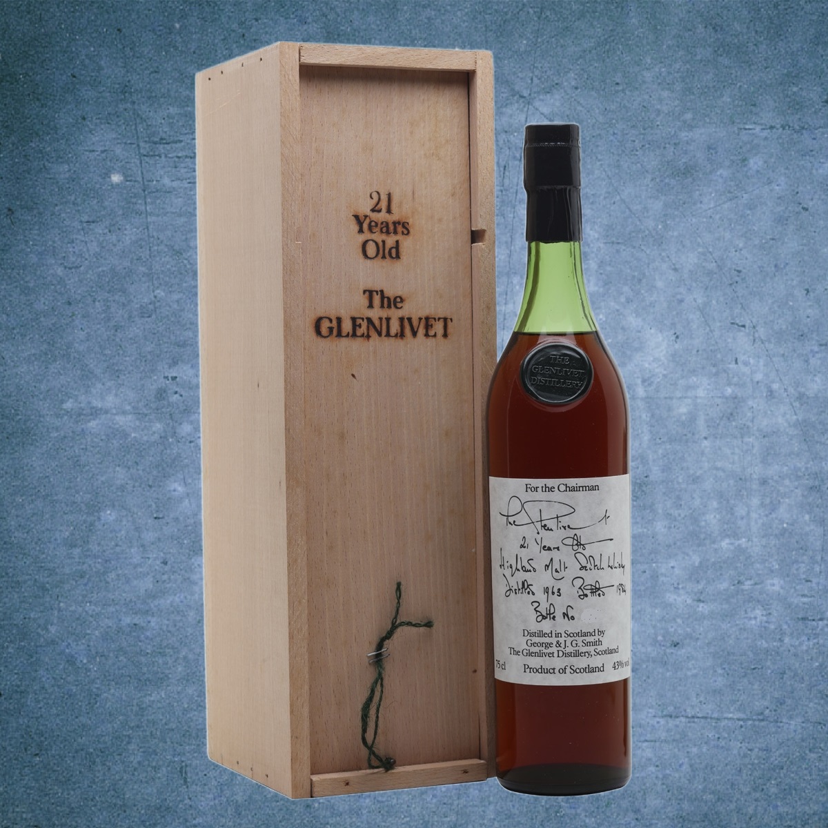GLENLIVET For the Chairman Reserve 21years old whisky N.737 - 0,7L - IT