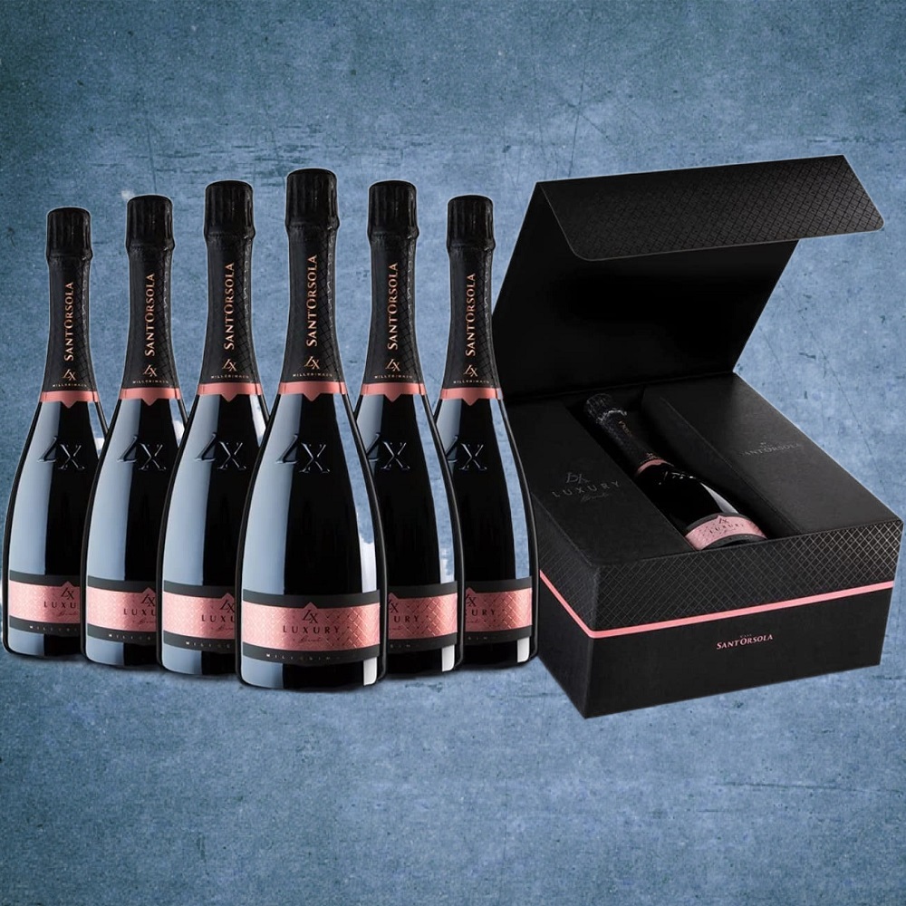 Casa Sant'Orsola Prosecco DOC ROSE' Millesimato LX Luxury Brut - 6x 750ml - UK