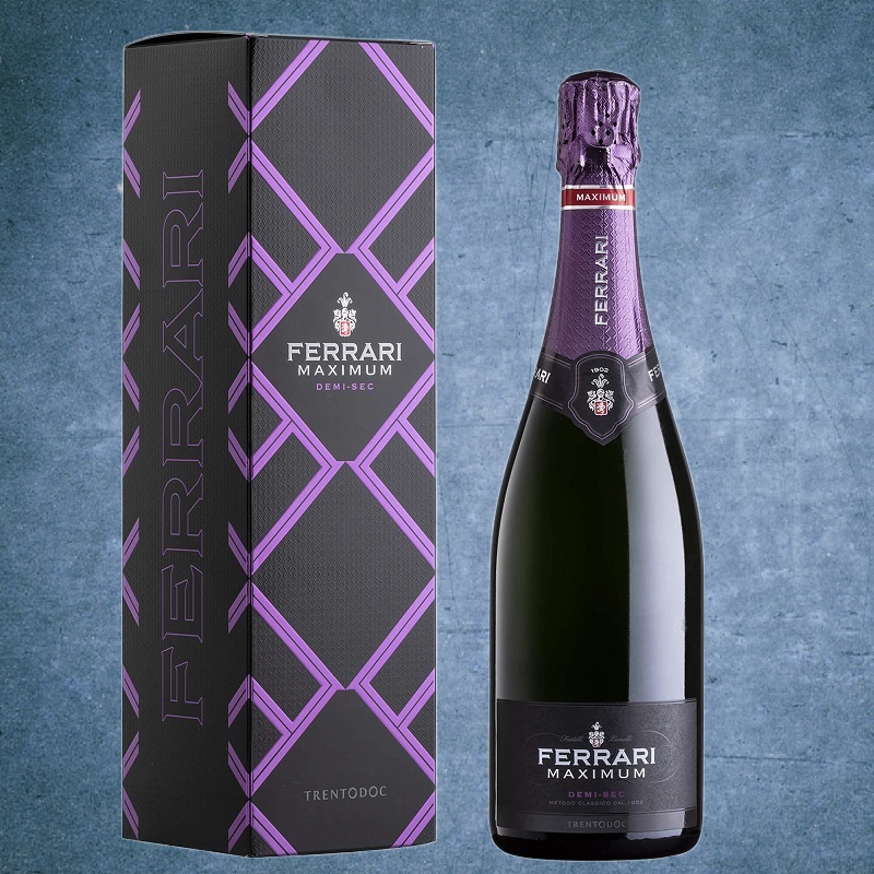 FERRARI Maximum Blanc de Blanc Demi Sec - Trento DOC - BOX - 750ml - IT