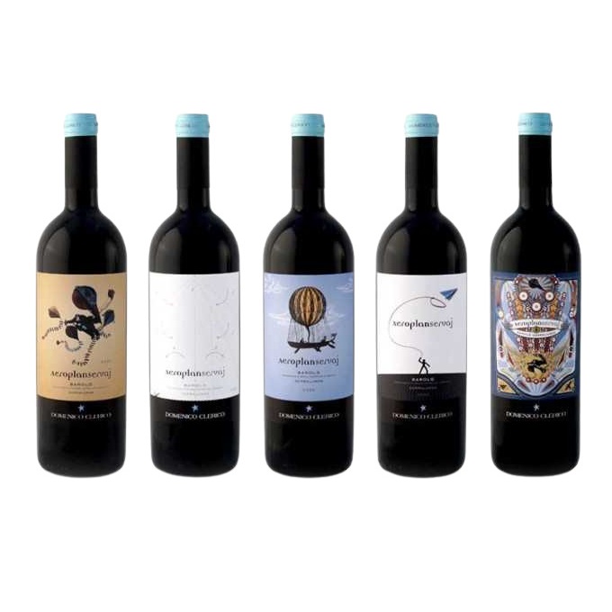 CLERICO - Barolo DOCG 2007 Aeroplanservaj Collection 5x 750ml