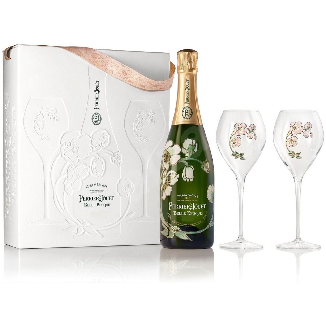 PERRIER JOUET Belle Epoque 2014 con 2 bicchieri - Champagne AOC - 750ml