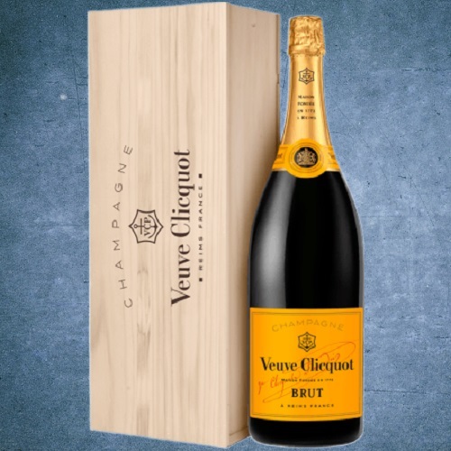 VEUVE CLICQUOT Brut Yellow Label JEROBOAM - Champagne AOC - BOX - 3000ml - IT