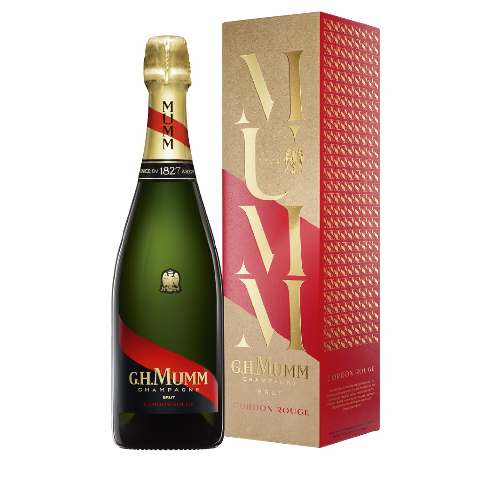 G.H. MUMM Cordon Rouge Brut - Champagne AOC - BOX - 750ml - IT