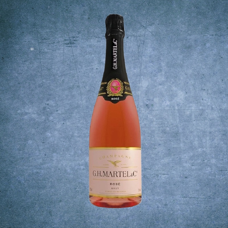 G.H. Martel Co. Brut Rose' - Champagne AOC - 750ml - UK