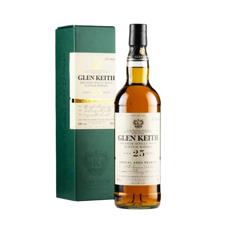Glen Keith 25 years Single Malt Scotch Whisky - 700ml - DE