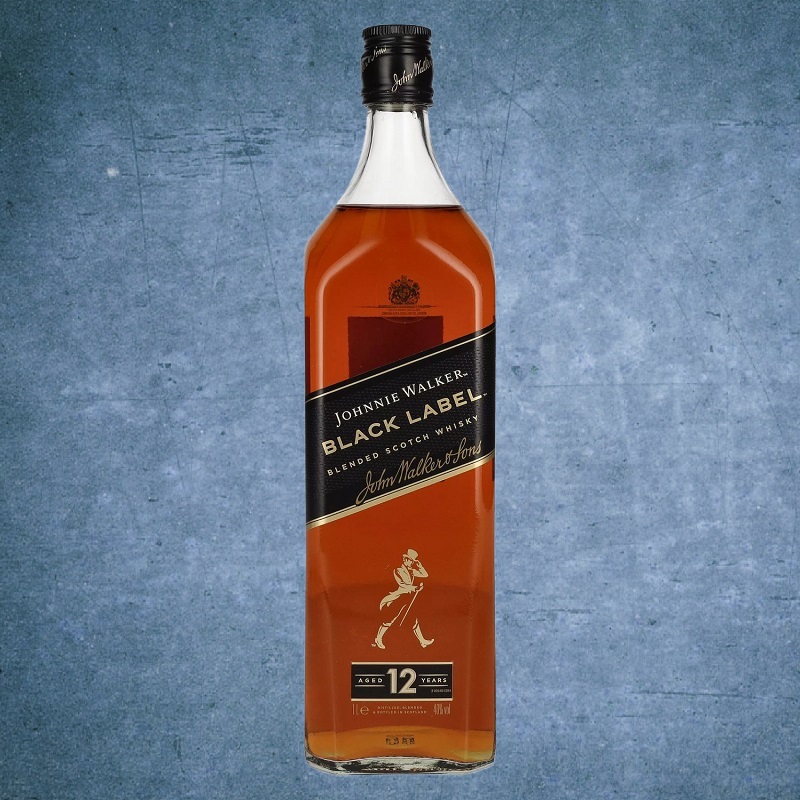 Johnnie Walker Black Label - 12y.o. Blended Scotch Whisky - 1L - IT