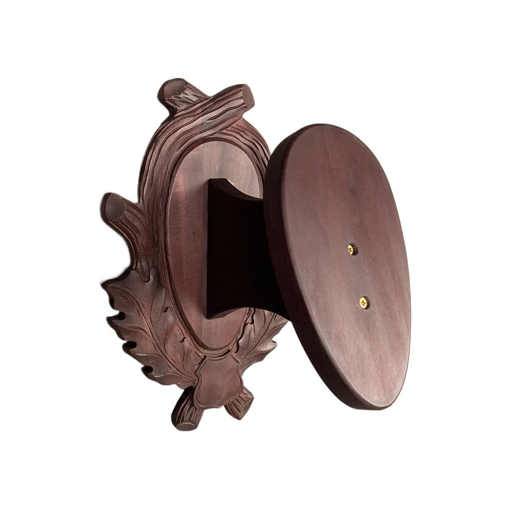 Scudo di legno per trofeo muflone. Pannello. Caccia. 35x23cm 0329