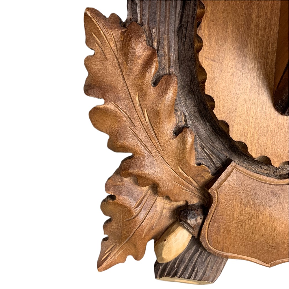 Trophäenschild für mufflon aus holz. Brett. Stangen. 35x23cm 032502