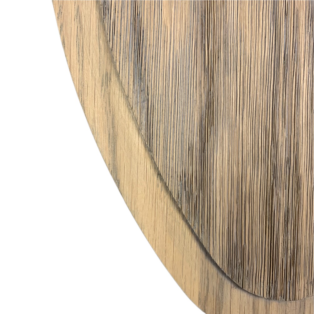 Scudo di legno per trofeo capriolo. Pannello. Corna. Caccia. 27x14cm 030303