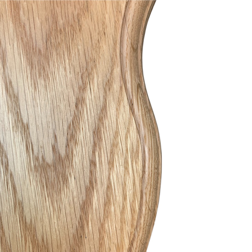 Escudo de madera para trofeo de corzo. Cuerno. Astas. 23x14cm 030302