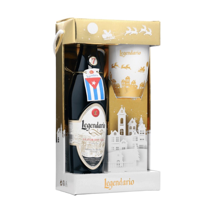 Legendario Rum Elixir 7 Years with X-mas Mug - 700ml