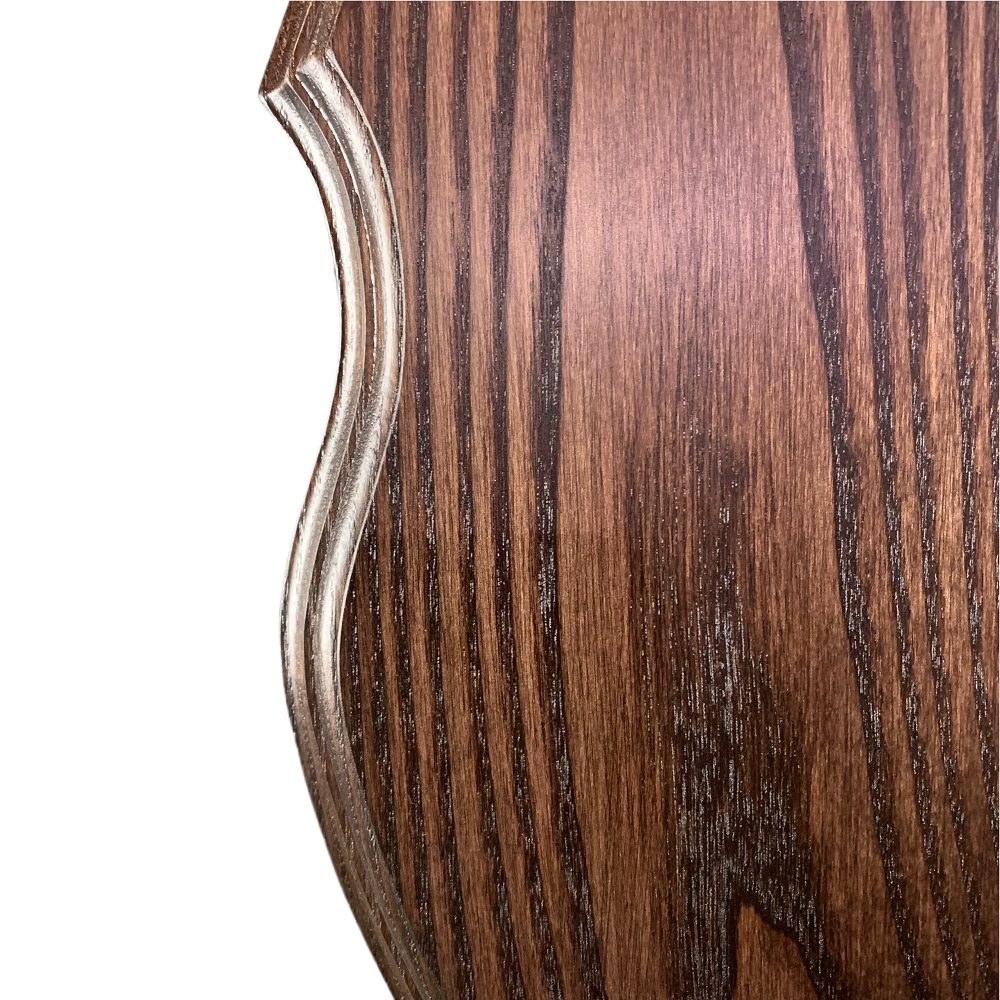 Escudo de madera para trofeo de ciervo. Panel. Cuerno. Astas. 51x26cm 030101