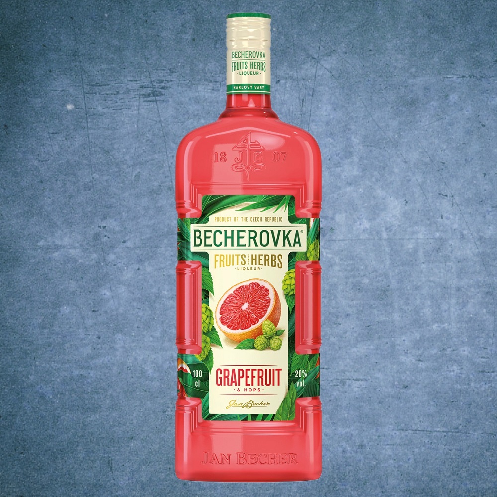Becherovka Pompelmo e Luppolo - Liquore alle erbe - 1000ml - IT