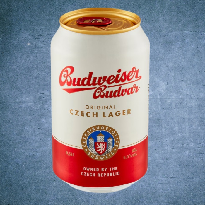 Budweiser Budvar Original Czech Lager Beer - 24x Canette 330ml - FR
