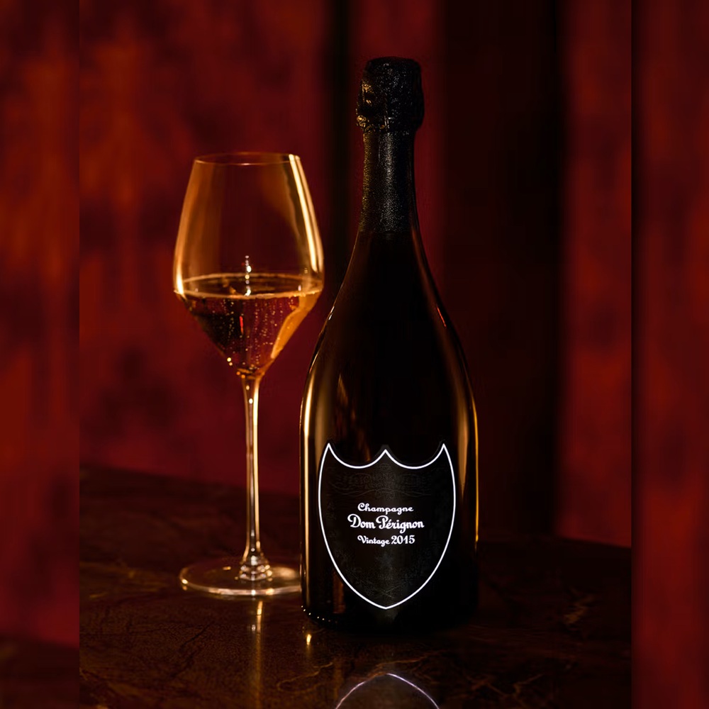 DOM PERIGNON Vintage 2015 Luminous VIBE White Label Limited Edition 750ml - ES