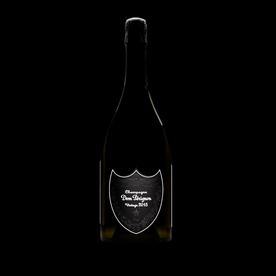 DOM PERIGNON Vintage 2015 Luminous VIBE White Label Limited Edition 750ml - UK