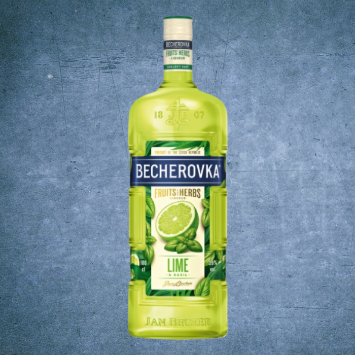 Becherovka Lime e Basilico - Liquore alle erbe - 1000ml - IT