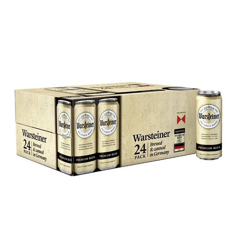 Warsteiner Premium Beer - Pale Golden Pilsener - 24x Lata 500ml - ES